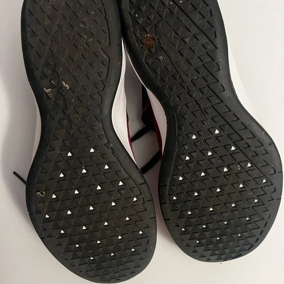 Nike Athletic Shoes Red and Black with Orange Accents - Picture 3 of 5